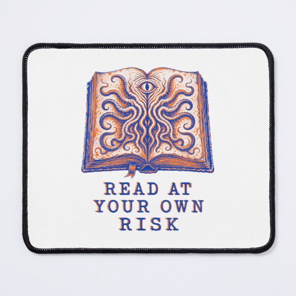 Item preview, Lovecraft Read at Your Own Risk – Occult Tome designed and sold by Fenay Designs.