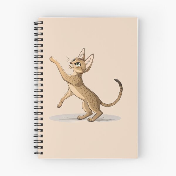 Item preview, Cute Chausie Cat Spotted Cat Illustration designed and sold by Mousy17.