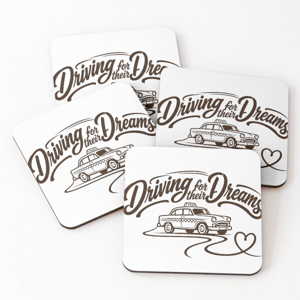 Item preview, Driving For Their Dreams Vintage Taxi Quote designed and sold by Haque Desigens.