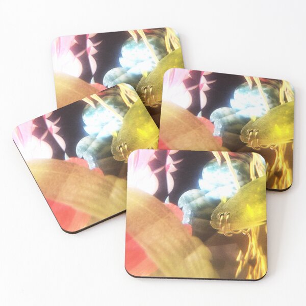 Item preview, Botanical Prism: Golden Leaves and Luminous Blossom Glow designed and sold by ElionSolis.