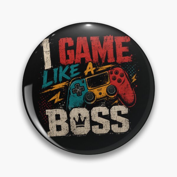 Item preview, I Game Like A Boss Video Game Gamer Gaming Controller designed and sold by RetroMini2026.