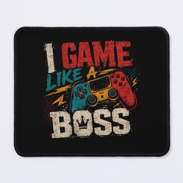 Item preview, I Game Like A Boss Video Game Gamer Gaming Controller designed and sold by RetroMini2026.