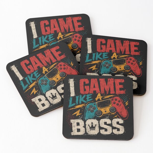 Item preview, I Game Like A Boss Video Game Gamer Gaming Controller designed and sold by RetroMini2026.