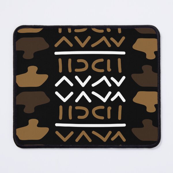 Item preview, Geometric Bogolan Pattern – Earth-Colored Triangles designed and sold by Wolagno.