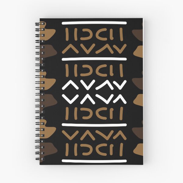 Item preview, Geometric Bogolan Pattern – Earth-Colored Triangles designed and sold by Wolagno.