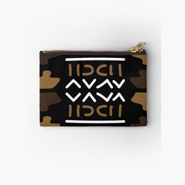 Item preview, Geometric Bogolan Pattern – Earth-Colored Triangles designed and sold by Wolagno.