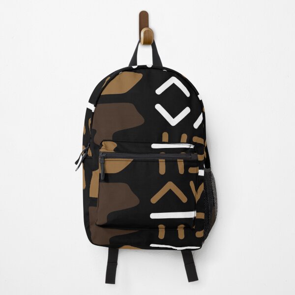Item preview, Geometric Bogolan Pattern – Earth-Colored Triangles designed and sold by Wolagno.