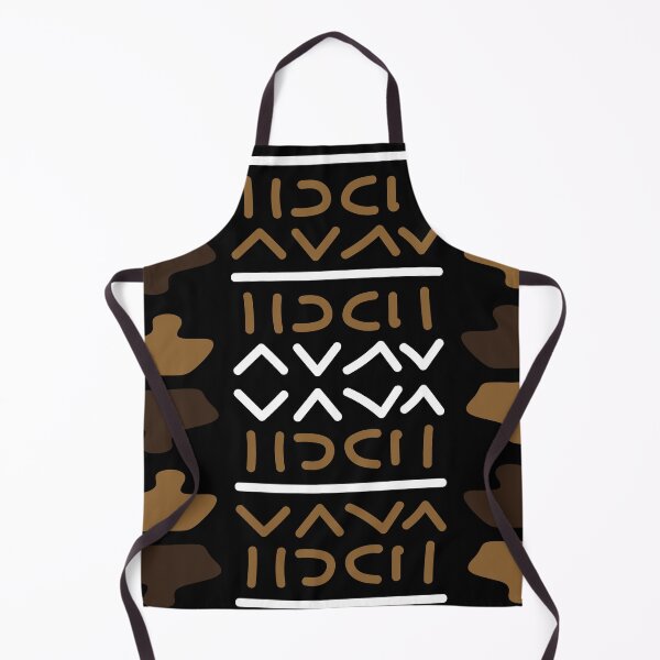 Item preview, Geometric Bogolan Pattern – Earth-Colored Triangles designed and sold by Wolagno.