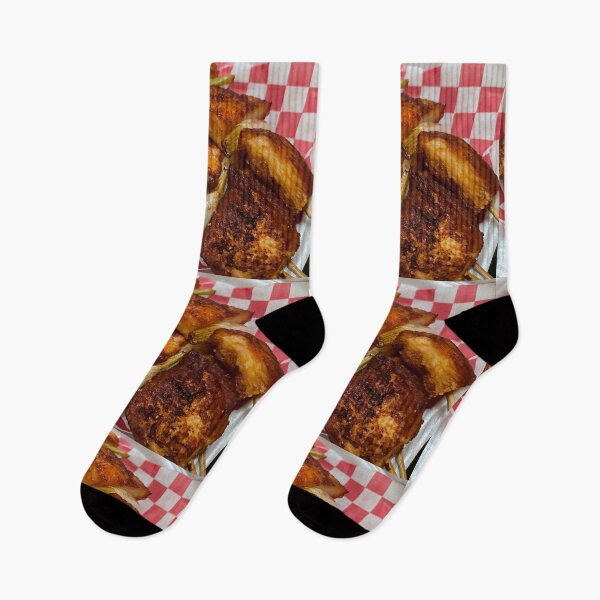 Item preview, Grilled Skewers: Barbecue Chicken and Onion Photography Print designed and sold by KaleChub.