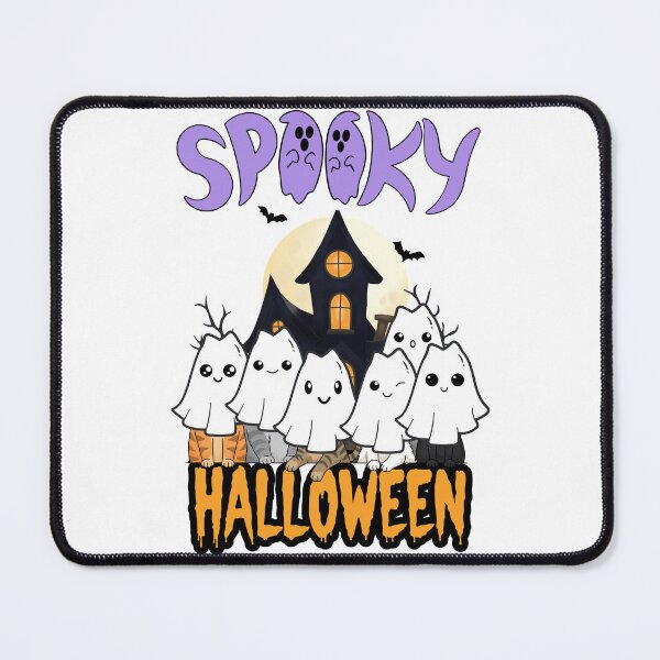 Item preview, Spooky Halloween Ghost Cat Kawaii Kitten Shirt designed and sold by BellabdO.