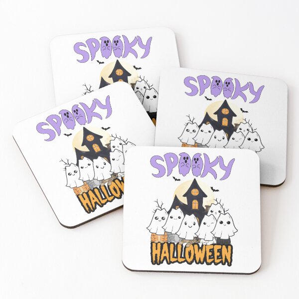 Item preview, Spooky Halloween Ghost Cat Kawaii Kitten Shirt designed and sold by BellabdO.