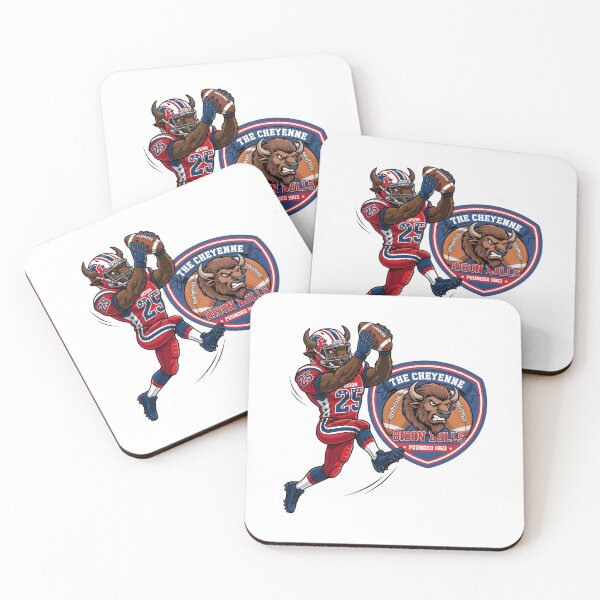 Item preview, Football Bison Cheyenne Football Club Cartoon designed and sold by Museum Of Non-Existing Art.