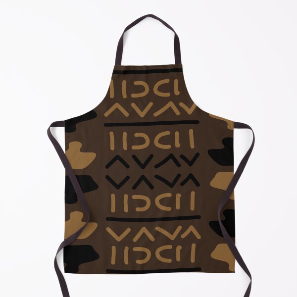 Item preview, Geometric Bogolan Pattern – Earth-Colored Triangles designed and sold by Wolagno.