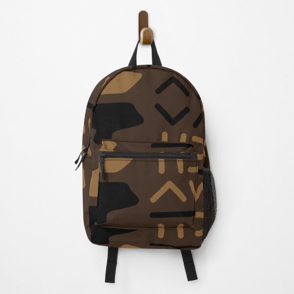Item preview, Geometric Bogolan Pattern – Earth-Colored Triangles designed and sold by Wolagno.