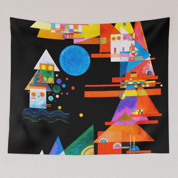 Item preview, Points in the Curve nautical abstract masterpiece by Russian modernist pioneer Wassily Kandinsky designed and sold by Jéanpaul  Ferro.