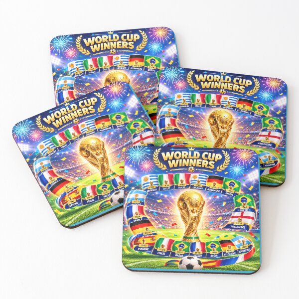 Item preview, Men's Football World Cup Winners designed and sold by MrBoutik.