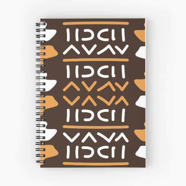 Item preview, Geometric Bogolan Pattern – Earth-Colored Triangles designed and sold by Wolagno.