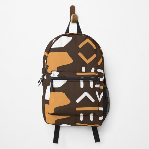 Item preview, Geometric Bogolan Pattern – Earth-Colored Triangles designed and sold by Wolagno.