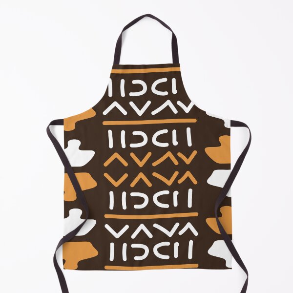 Item preview, Geometric Bogolan Pattern – Earth-Colored Triangles designed and sold by Wolagno.