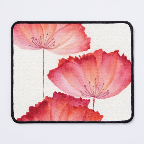 Item preview, Glass Poppies - Red 2 designed and sold by Aileen David.