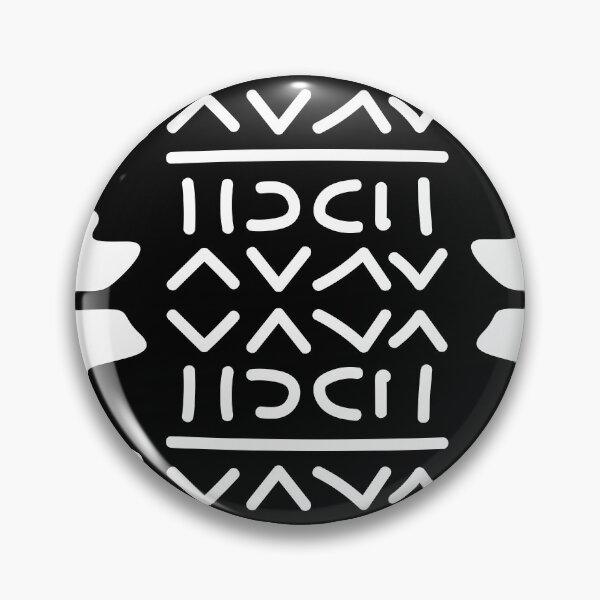 Item preview, Geometric Bogolan Pattern – Earth-Colored Triangles designed and sold by Wolagno.