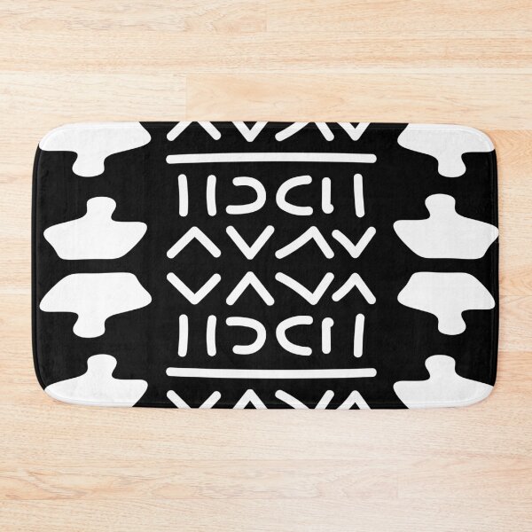 Item preview, Geometric Bogolan Pattern – Earth-Colored Triangles designed and sold by Wolagno.