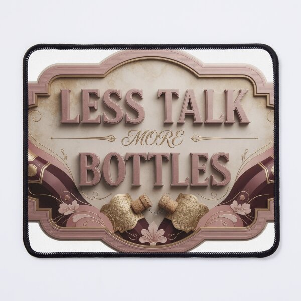 Item preview, Cool Colorful LESS TALK MORE BOTTLES designed and sold by dazzlemakers.