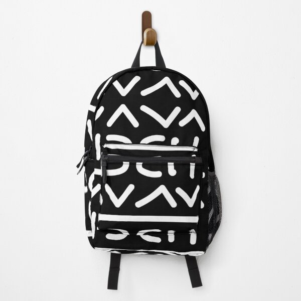 Item preview, Geometric Bogolan Pattern – Earth-Colored Triangles designed and sold by Wolagno.