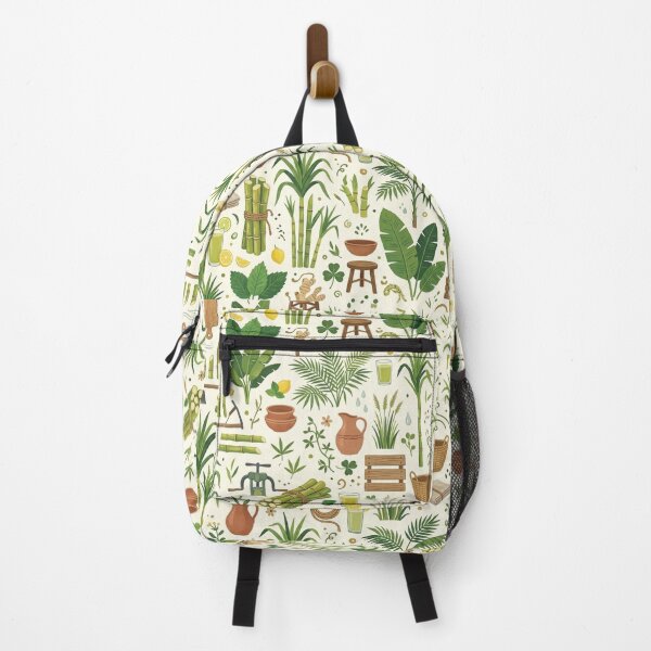 Item preview, Tropical Sugarcane Harvest Seamless Pattern – Farm-to-Table Botanical Print designed and sold by OpenDreamArts.