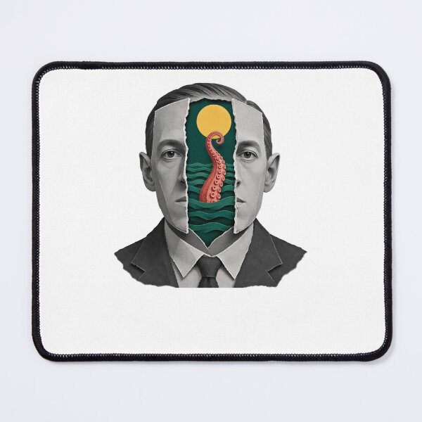 Item preview, H. P. Lovecraft Portrait – Ocean Within designed and sold by Fenay Designs.