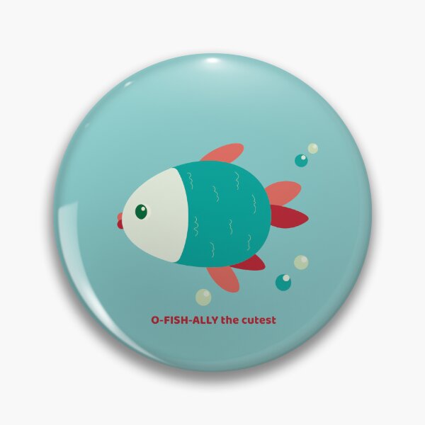 Item preview, Cute Fish word pun designed and sold by LensArtFusion.
