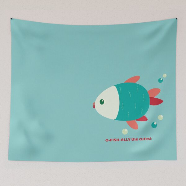 Item preview, Cute Fish word pun designed and sold by LensArtFusion.