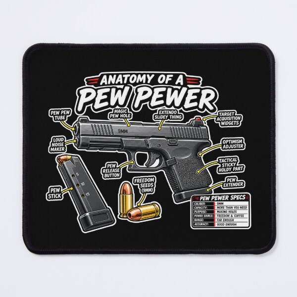 Item preview, Anatomy Of A Pew Pewer Gun Lovers designed and sold by super-think.