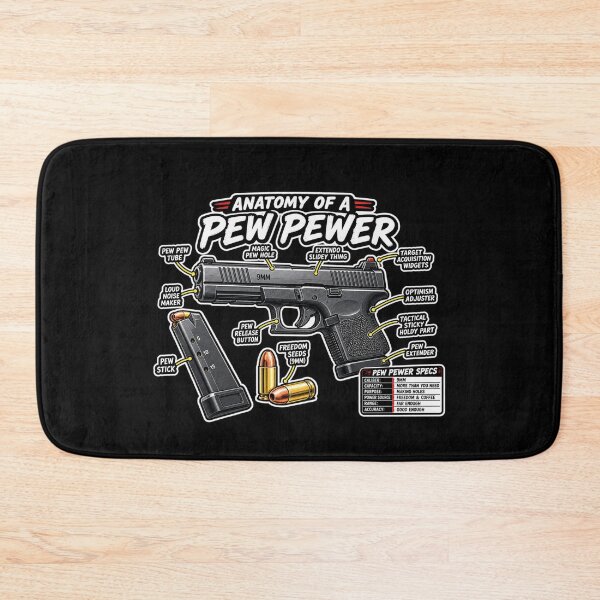 Item preview, Anatomy Of A Pew Pewer Gun Lovers designed and sold by super-think.