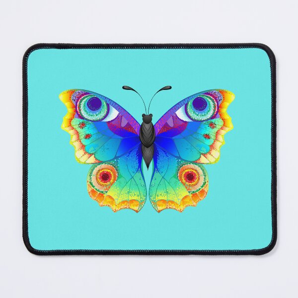 Item preview, Psychedelic Peacock Eye Butterfly Vivid Cosmic Nature designed and sold by SolutionsArt.