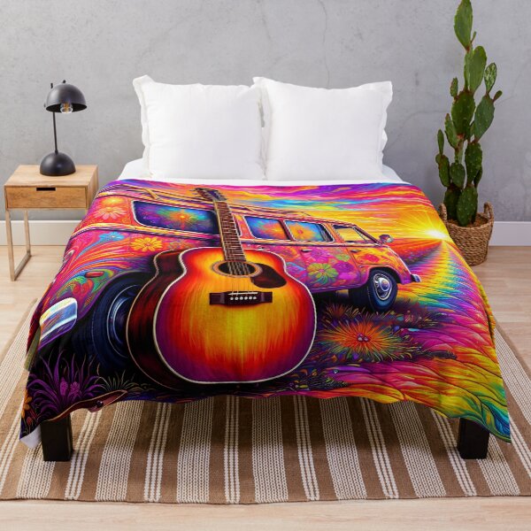 Item preview, Psychedelic Van at Sunset designed and sold by cuprum.