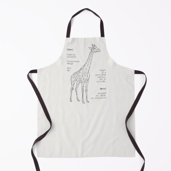 Item preview, Giraffe Tech Spec Blueprint Zoo Series Poster designed and sold by drTerrens.