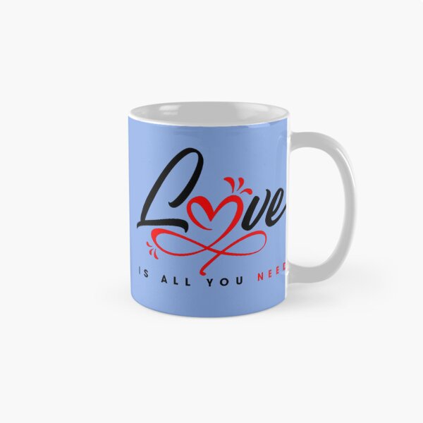 Item preview, Love Is All You Need Inspirational Romantic Quote designed and sold by RajDeals.