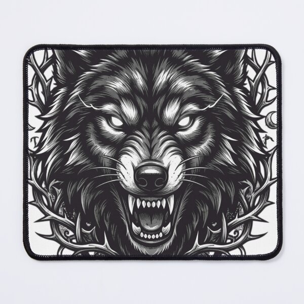 Item preview, Loyal to None Dark Gothic Wolf designed and sold by Ghost Of Chill.