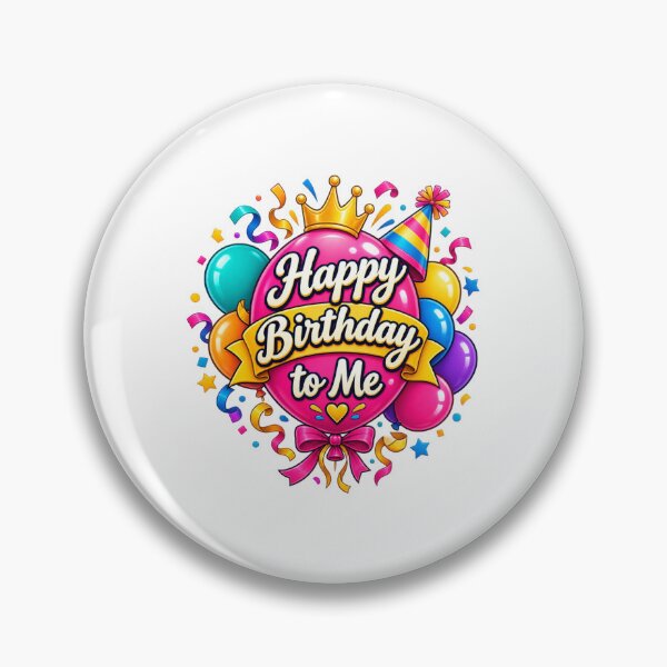Item preview, Feliz cumpleaños a mí | Diseño colorido para celebración de cumpleaños designed and sold by astersgraphics.