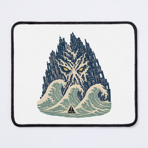 Item preview, Lovecraft R'lyeh Rising – Waves Over the Sunken City designed and sold by Fenay Designs.