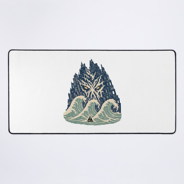 Item preview, Lovecraft R'lyeh Rising – Waves Over the Sunken City designed and sold by Fenay Designs.