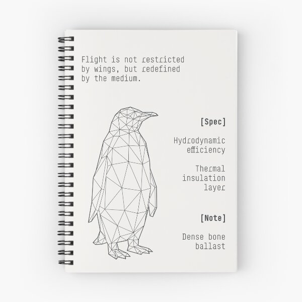 Item preview, Penguin Tech Spec Blueprint Zoo Series Poster designed and sold by drTerrens.
