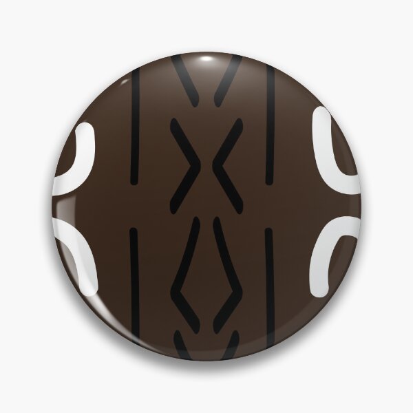 Item preview, Geometric Bogolan Pattern – Earth-Colored Triangles designed and sold by Wolagno.