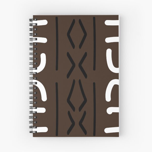 Item preview, Geometric Bogolan Pattern – Earth-Colored Triangles designed and sold by Wolagno.