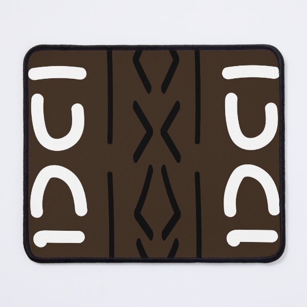 Item preview, Geometric Bogolan Pattern – Earth-Colored Triangles designed and sold by Wolagno.