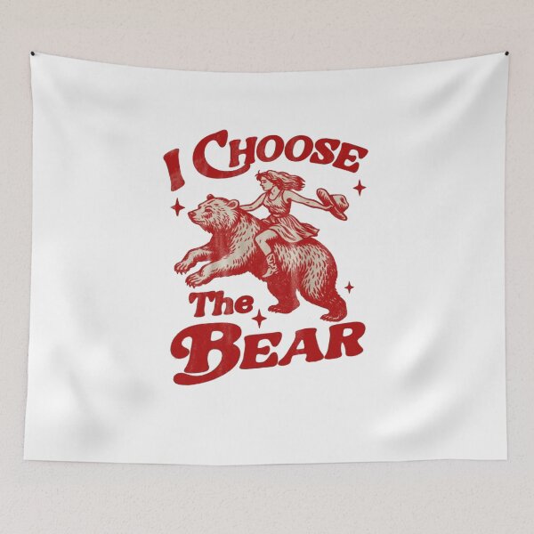 Item preview, I Choose the Bear Feminist Cowgirl designed and sold by roartusa.
