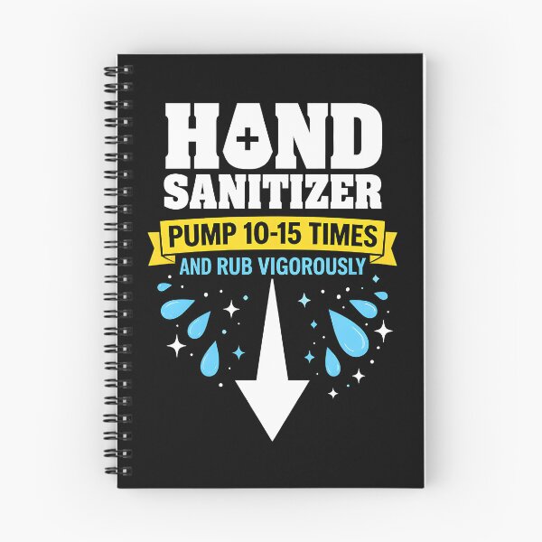 Item preview, Funny Hand Sanitizer Pump 10-15 Times Rub Vigorously Adult Humor designed and sold by ArcaneArtistry.