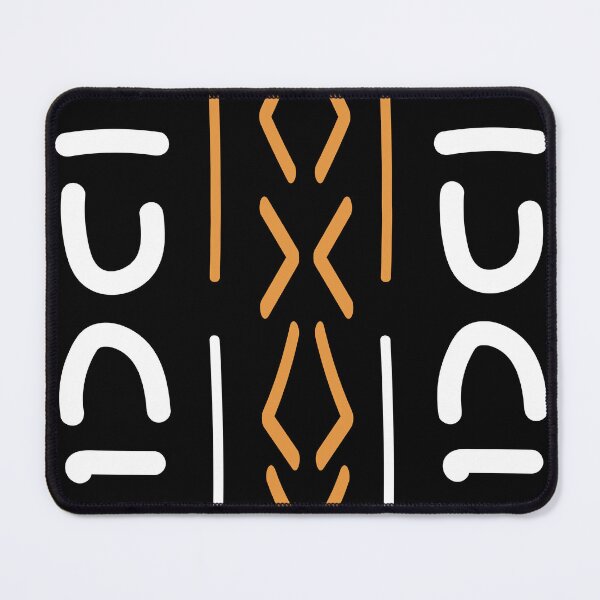 Item preview, Geometric Bogolan Pattern – Earth-Colored Triangles designed and sold by Wolagno.