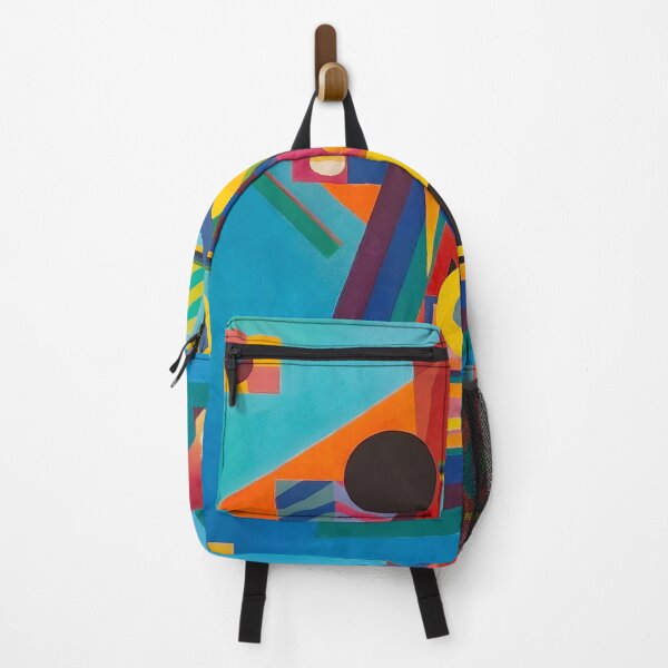 Item preview, Summer sailing in ocean blue geometric nautical maritime seascape painting print by Rolph Scarlett designed and sold by Jéanpaul Ferro.